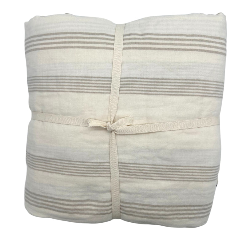 Traveler Duvet Cover Beige