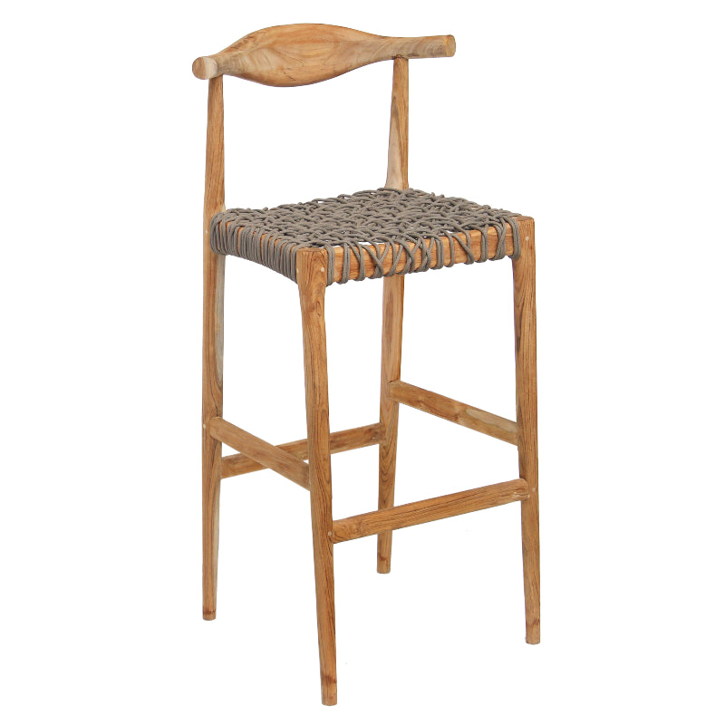 Samos Bar Stool with Backrest
